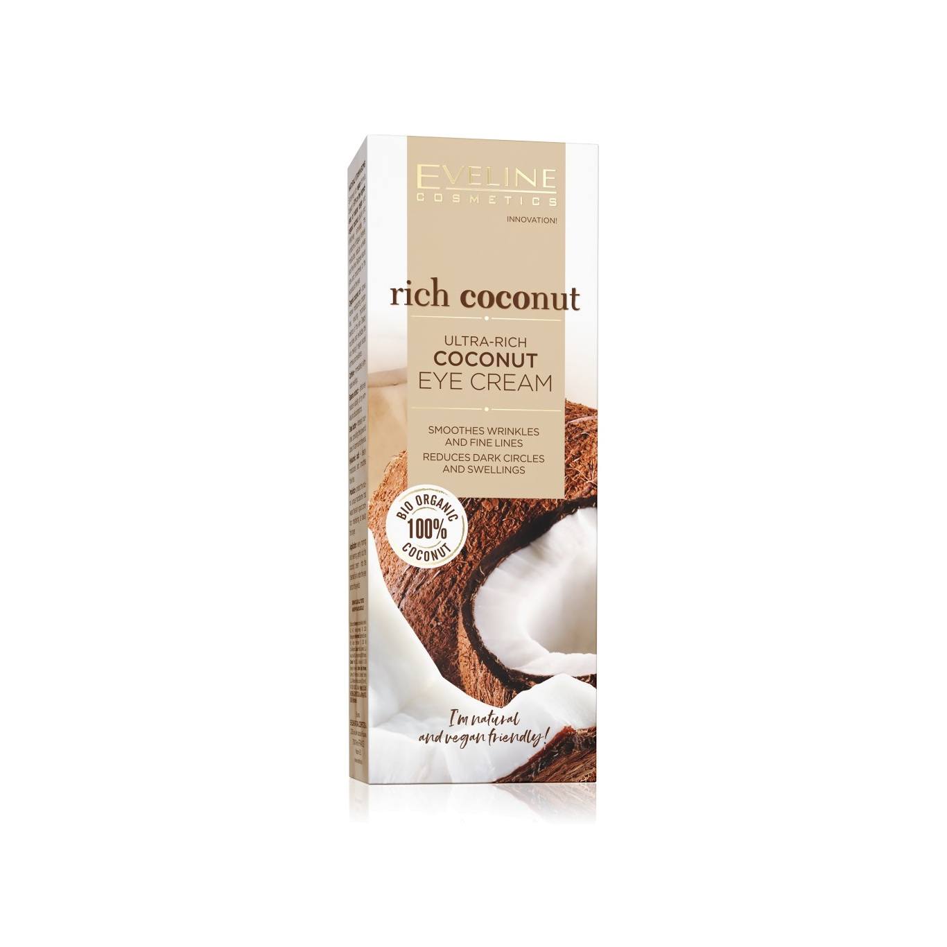 Крем для кожи вокруг глаз питательный кокосовый Rich coconut купить в VISAGEHALL