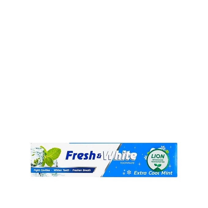 Паста зубная отбеливающая супер прохладная мята Thailand Fresh & White купить в VISAGEHALL