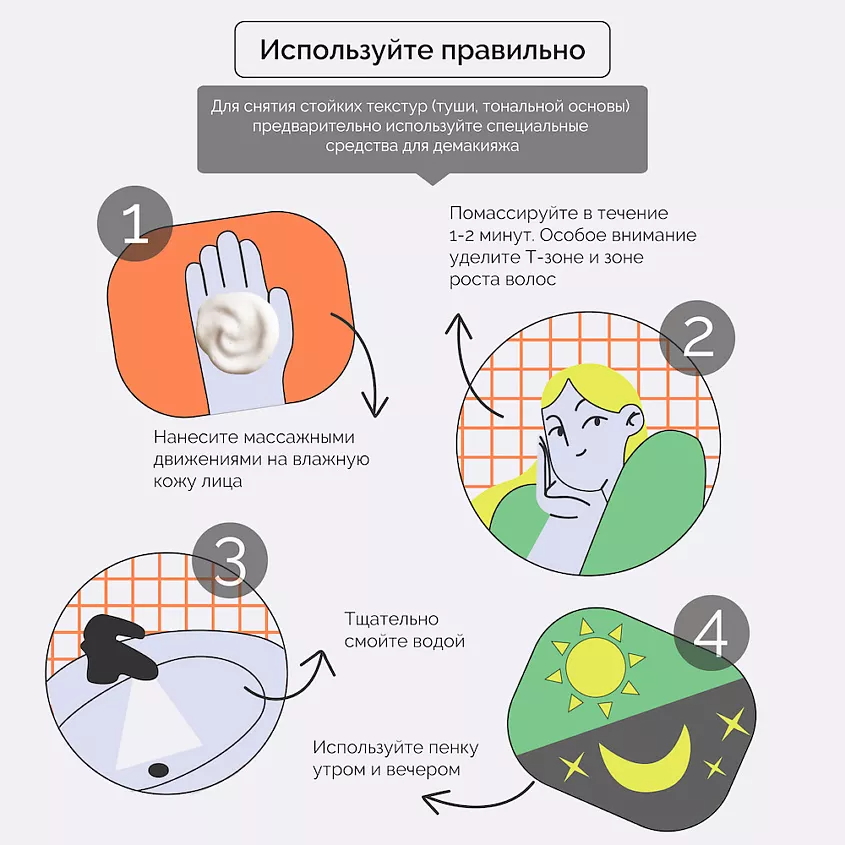 Пенка для умывания Бергамот и Мята купить в VISAGEHALL