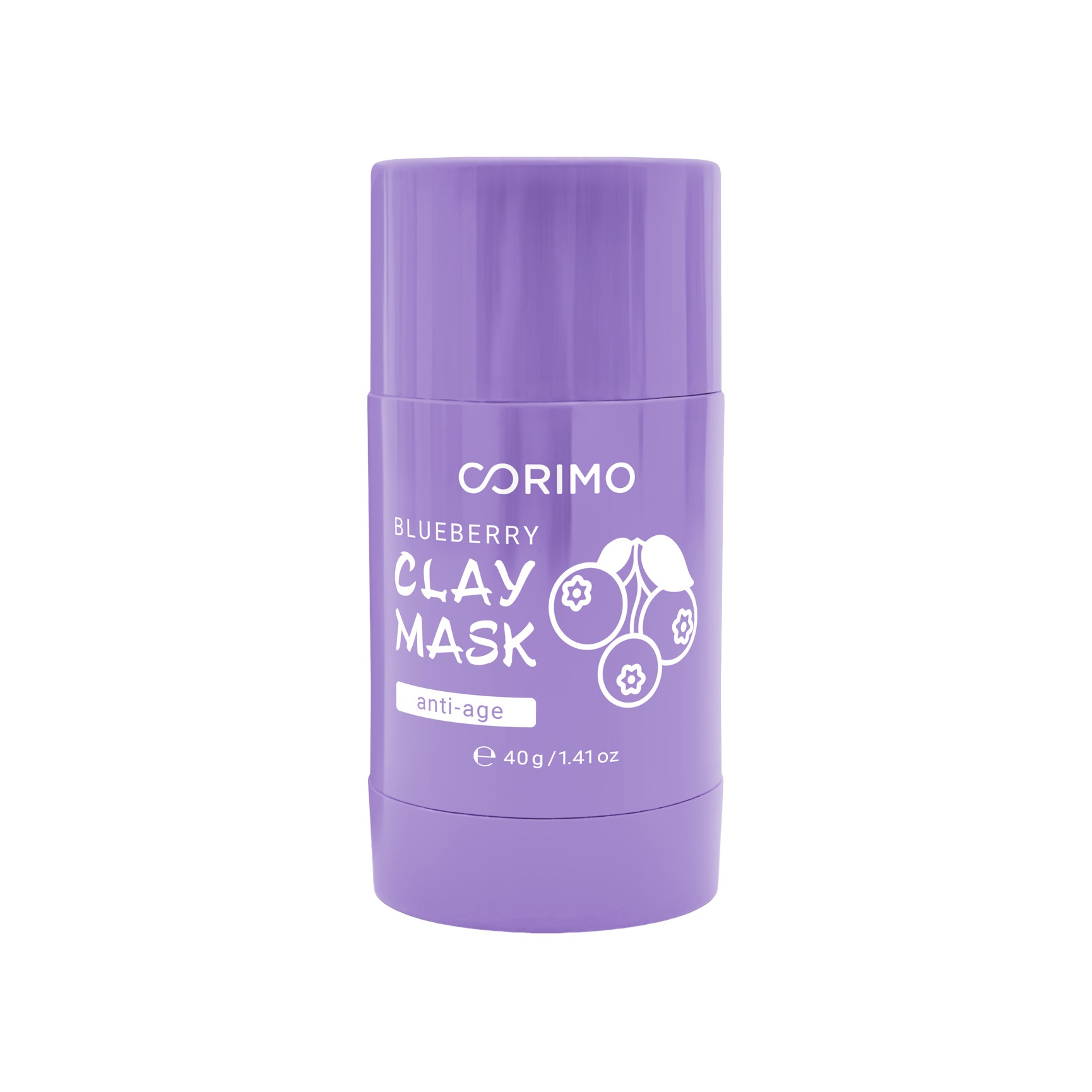 Маска для лица в стике глиняная лавандовая с коллагеном и голубикой купить в VISAGEHALL