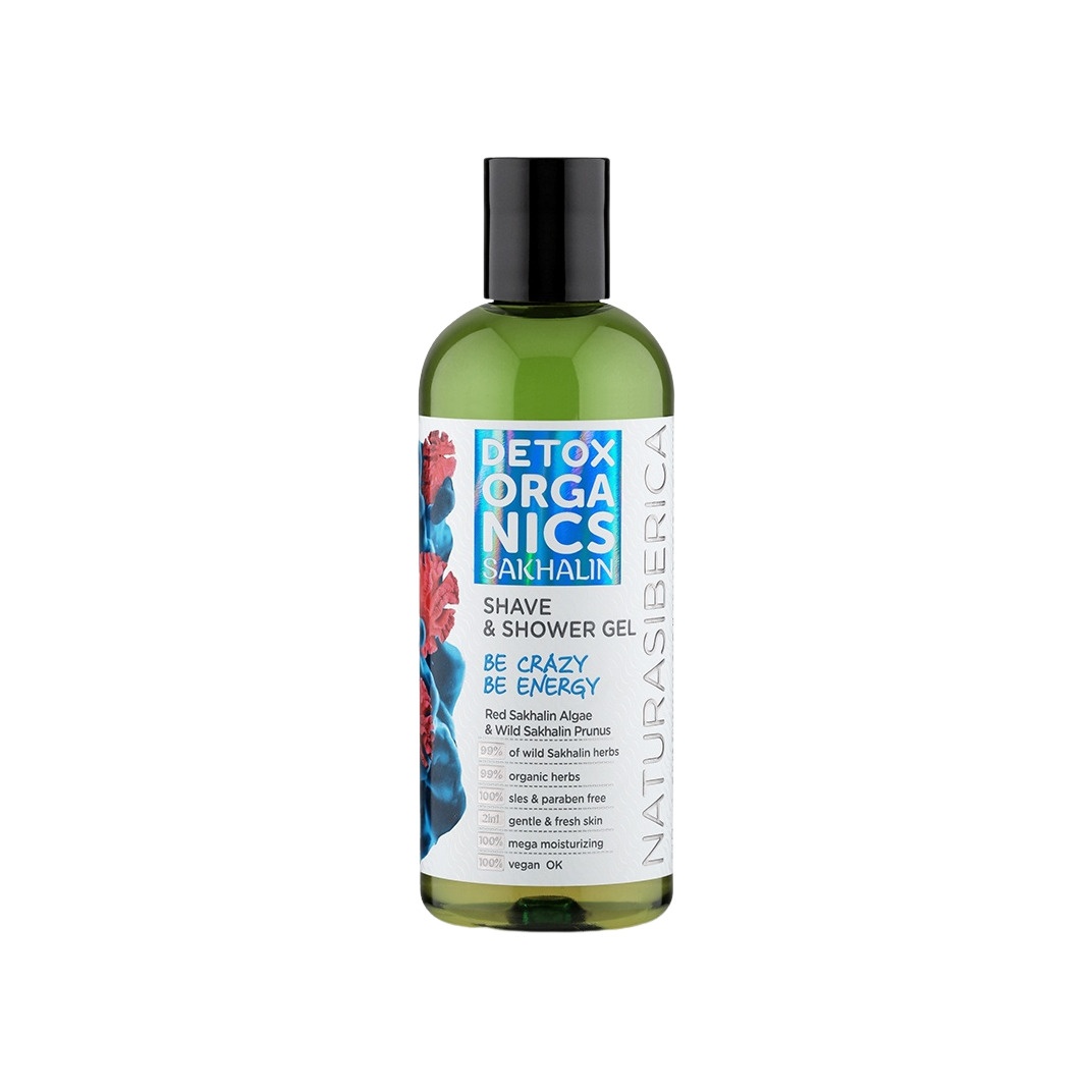 Гель для душа Энергетический 270мл Sakhalin Detox Organics купить в VISAGEHALL