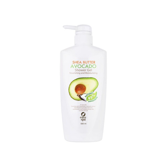 Гель для душа питательный и увлажняющий для сухой кожи Shea Butter Avocado 500мл купить в VISAGEHALL