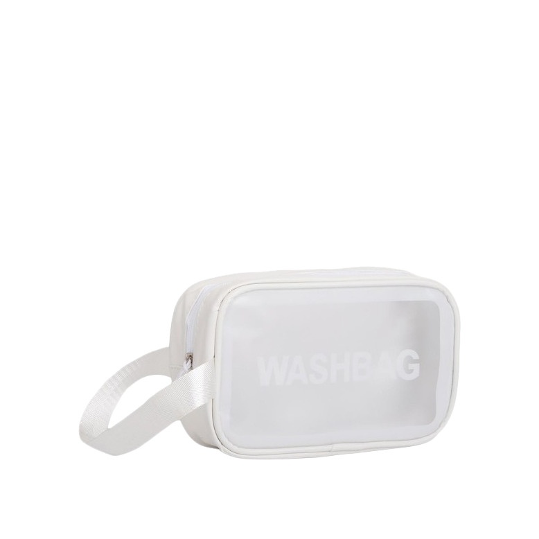 Косметичка ПВХ WashBag белая купить в VISAGEHALL