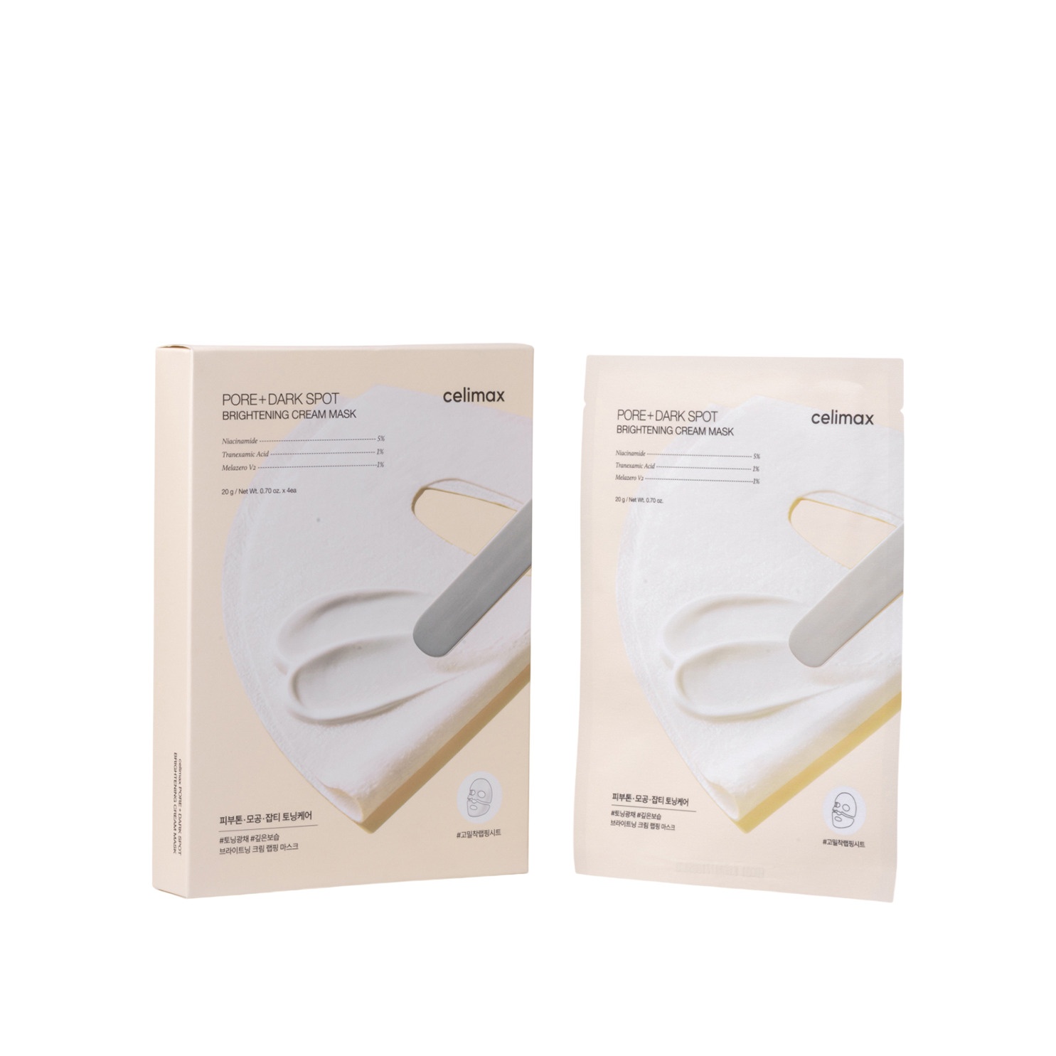 Маска тканевая для лица Pore+Dark Spot Brightening Cream Mask