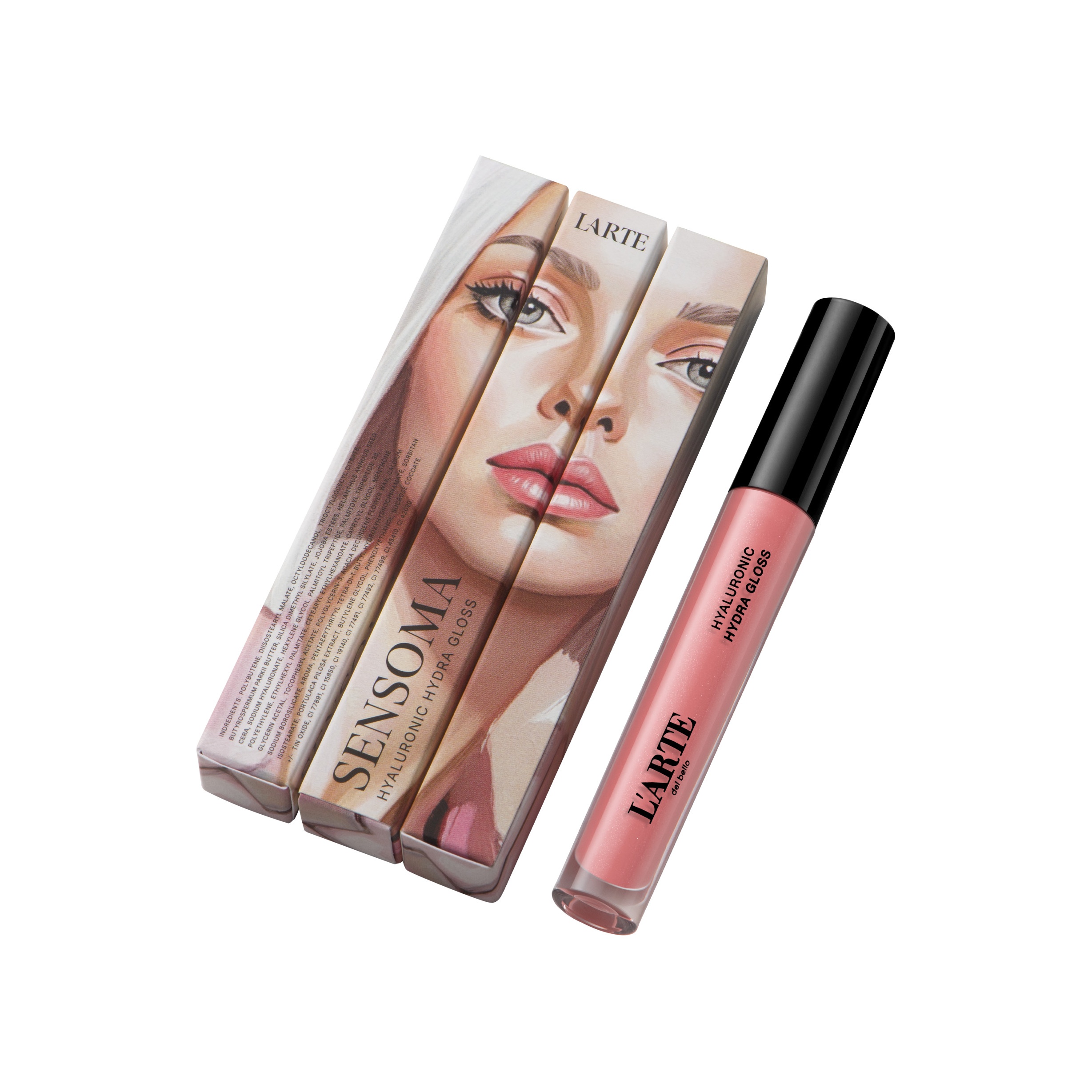 Блеск для губ увлажняющий Sensoma Hyaluronic Hydra Gloss
