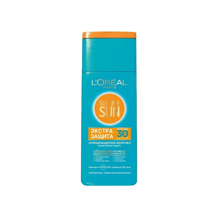 Молочко для тела Экстра защита Sublime Sun SPF30  купить в VISAGEHALL