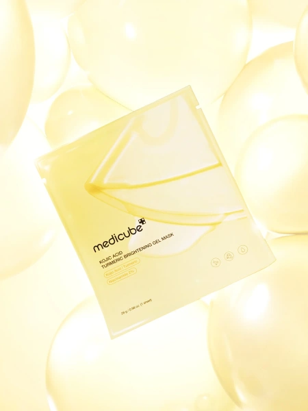 Набор Маска гидрогелевая для сияния кожи Kojic Acid Turmeric Brightening Gel Mask