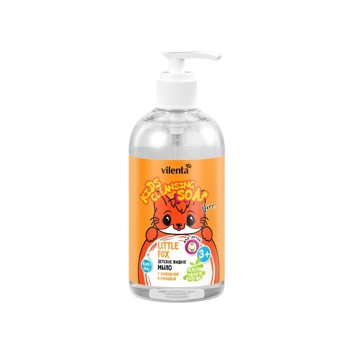 Детское жидкое мыло с Календулой и Ромашкой Little Fox купить в VISAGEHALL