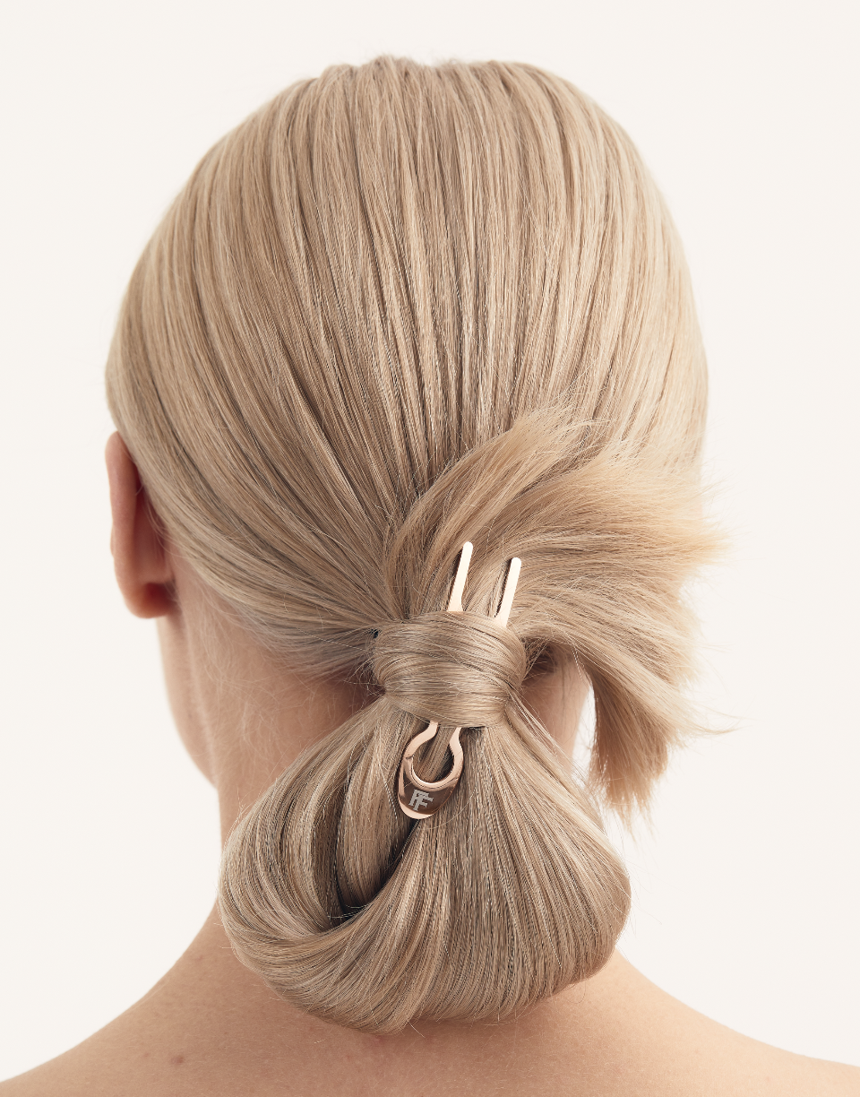 Заколка металлическая Розовое золото Rose Gold Hairpin №1 купить в VISAGEHALL