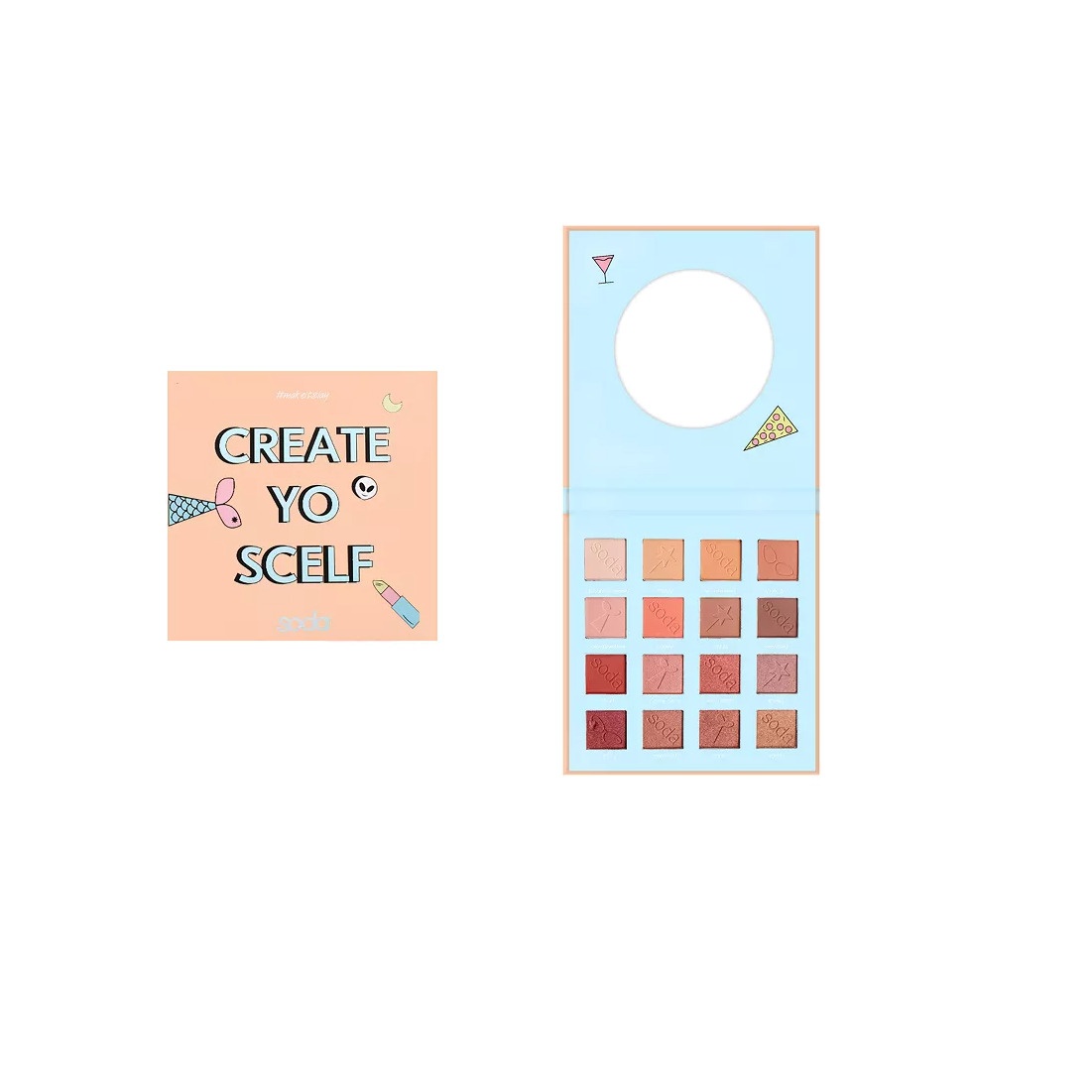 Тени для век Create Yo`Sсelf #makeitslay купить в VISAGEHALL