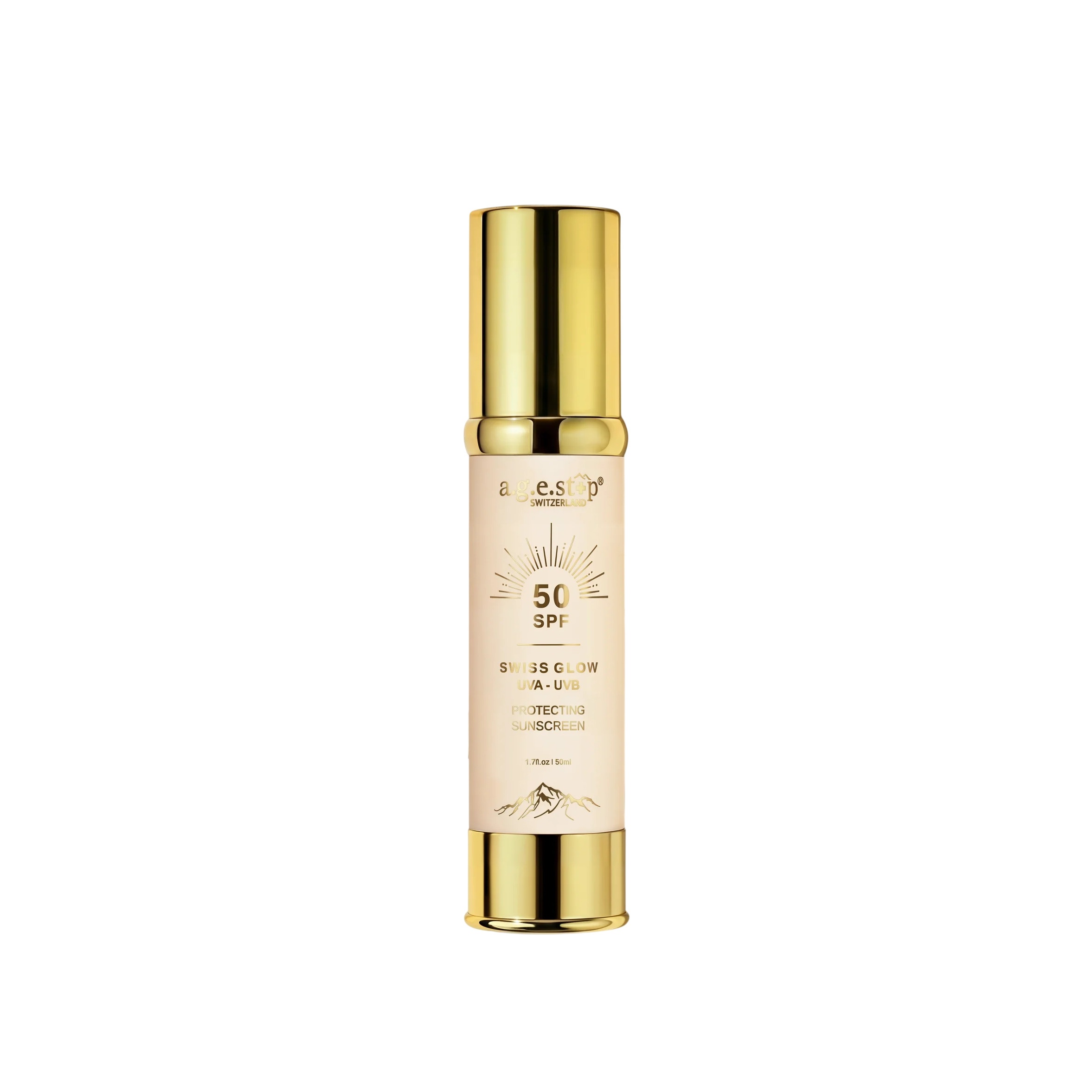 Солнцезащитный крем-флюид Swiss Glow UVA-UVB Protecting Sunscreen SPF50 купить в VISAGEHALL