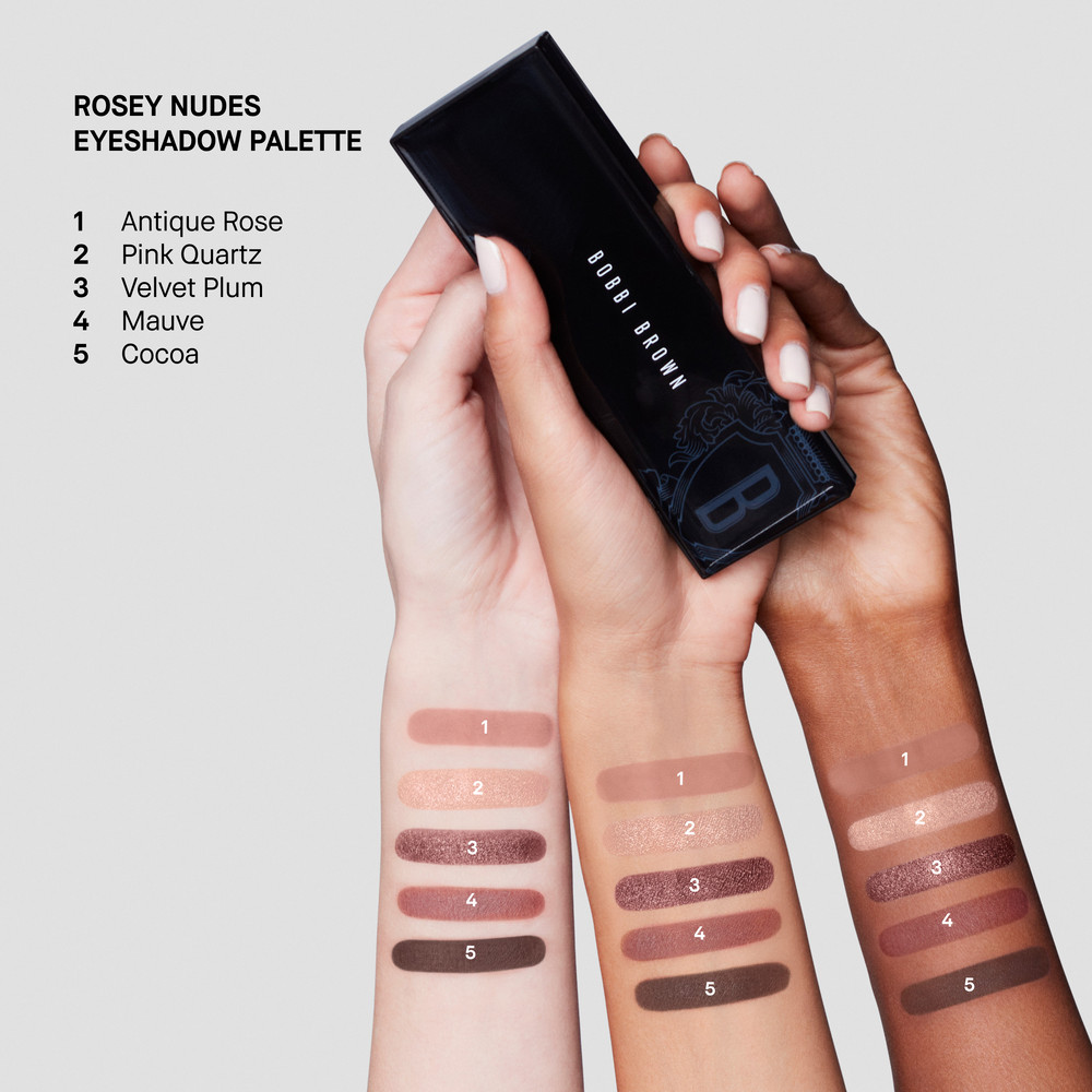 Палетка теней для глаз Rosey Nudes Eyeshadow Palette 