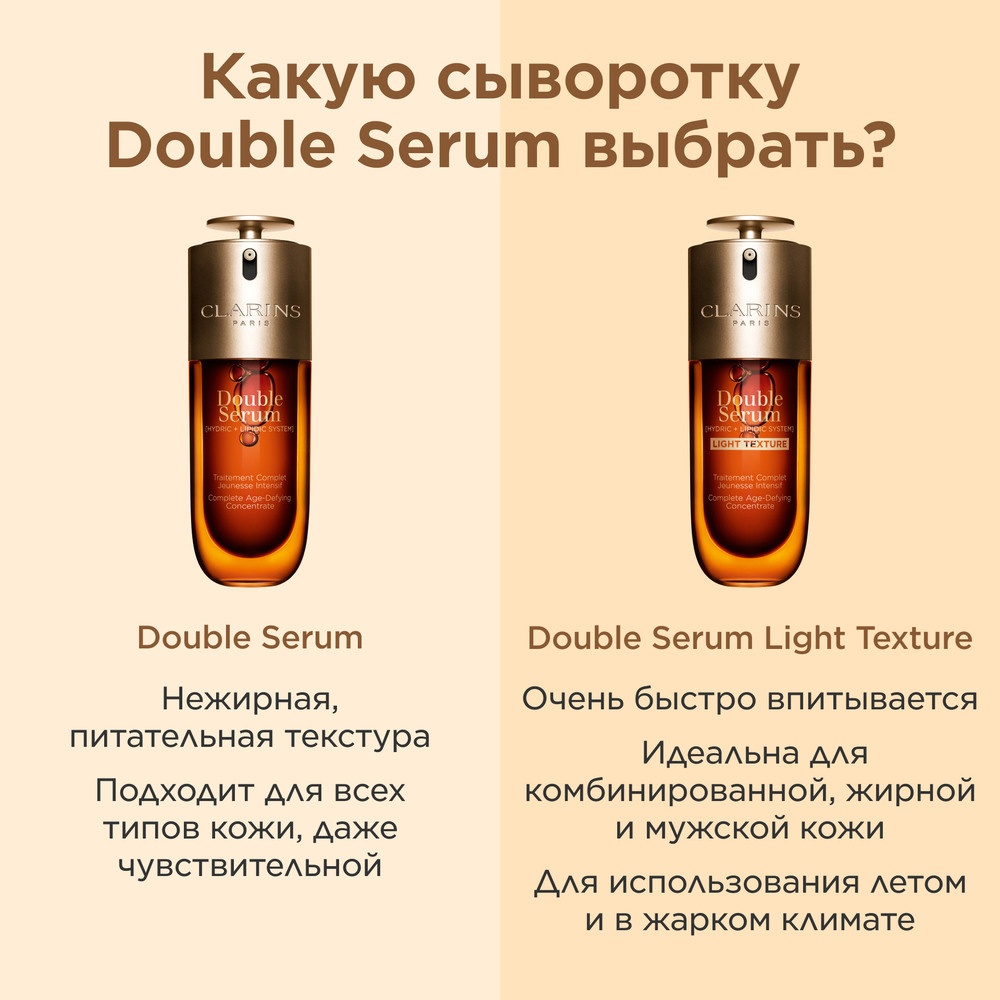 Cыворотка омолаживающая Double Serum Light Texture купить в VISAGEHALL