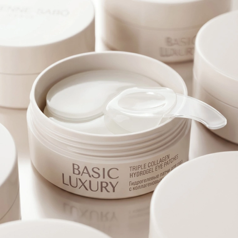 Патчи для глаз гидрогелевые с коллагеновым комплексом Basic Luxury