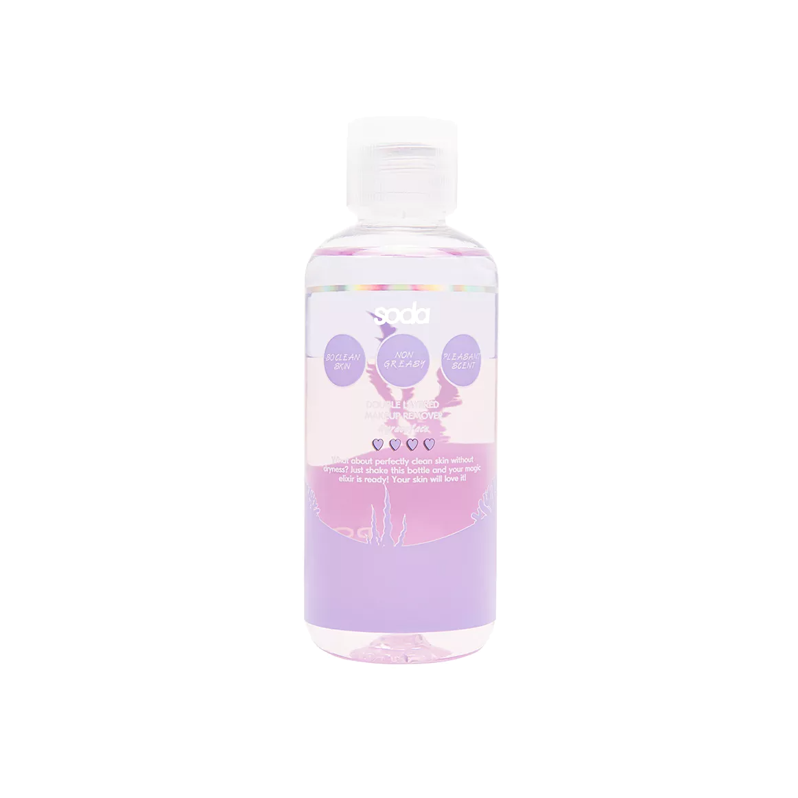 Двухфазное средство для снятия макияжа Double Layered Makeup Remover #graceface купить в VISAGEHALL