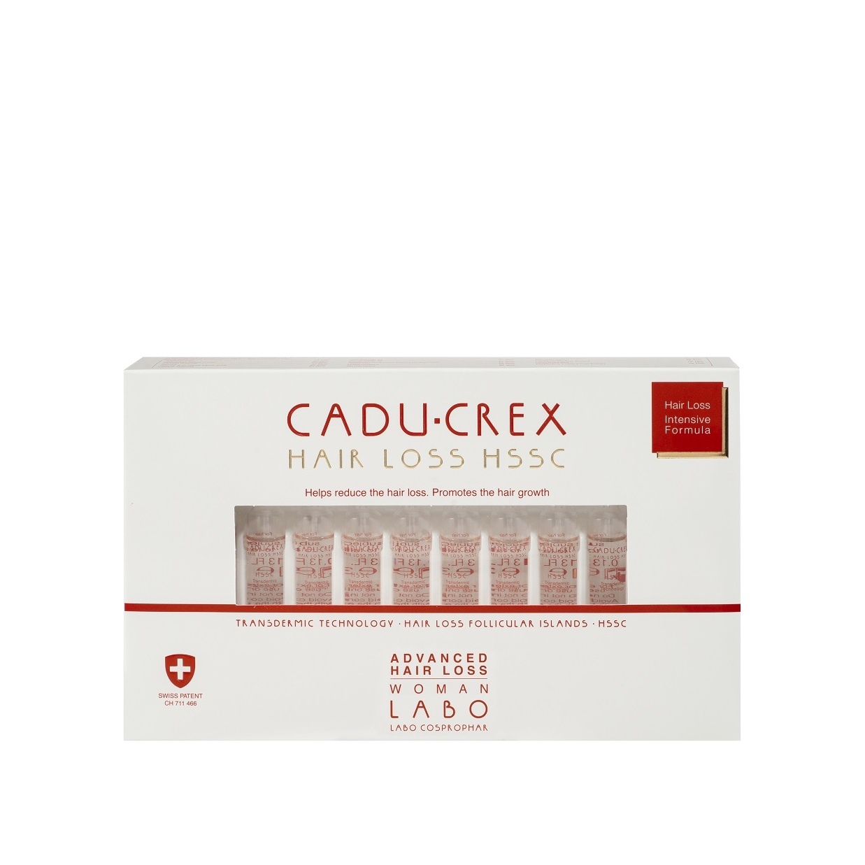 Ампулы при прогрессирующем выпадении волос для женщин Advanced Cadu-Crex купить в VISAGEHALL