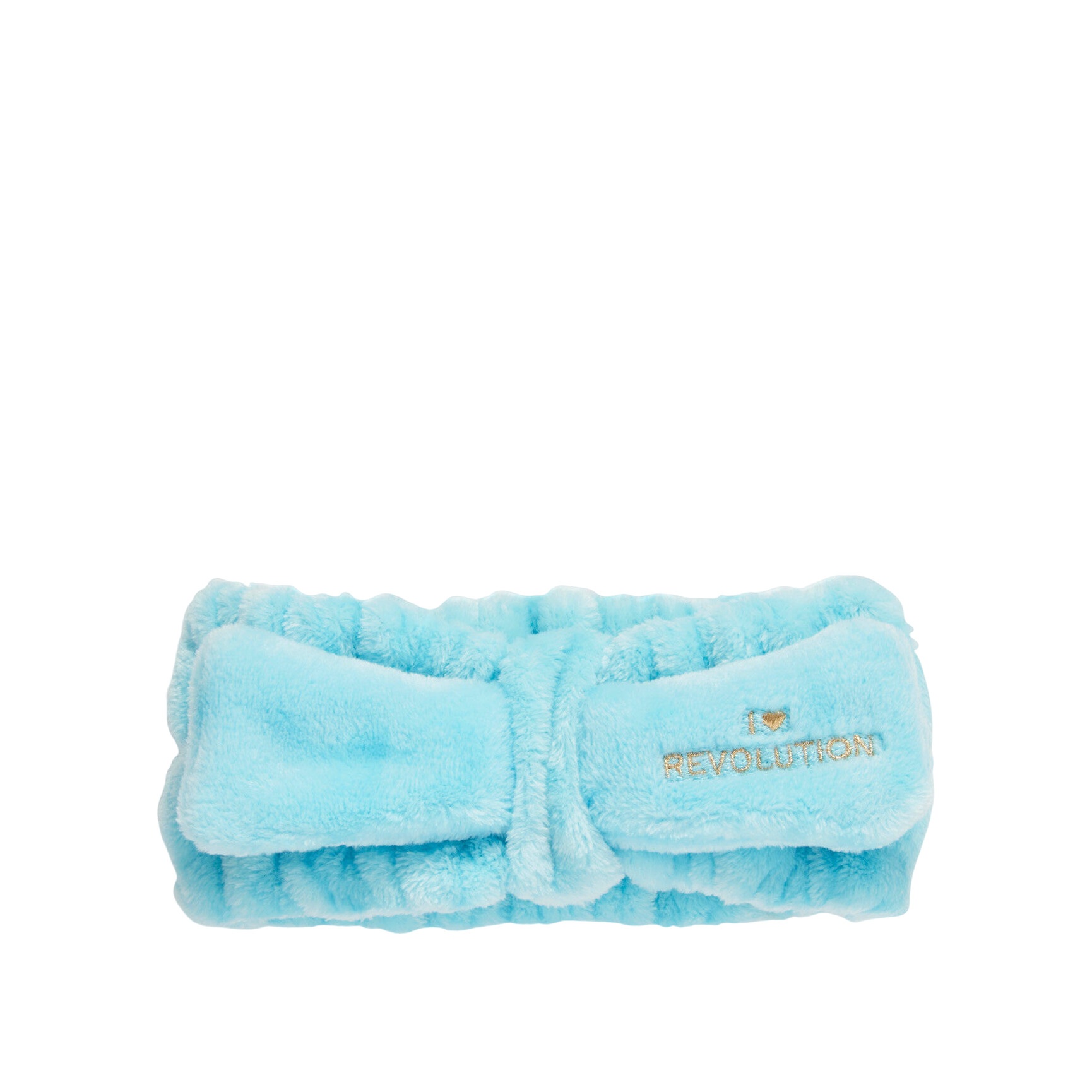 Повязка на голову косметическая голубая Pebbles Headband купить в VISAGEHALL