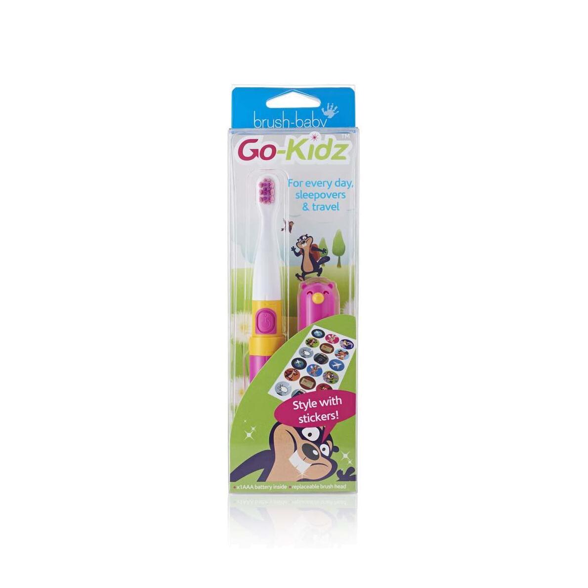 Щетка зубная звуковая Go-Kidz Pink Brush-Baby купить в VISAGEHALL