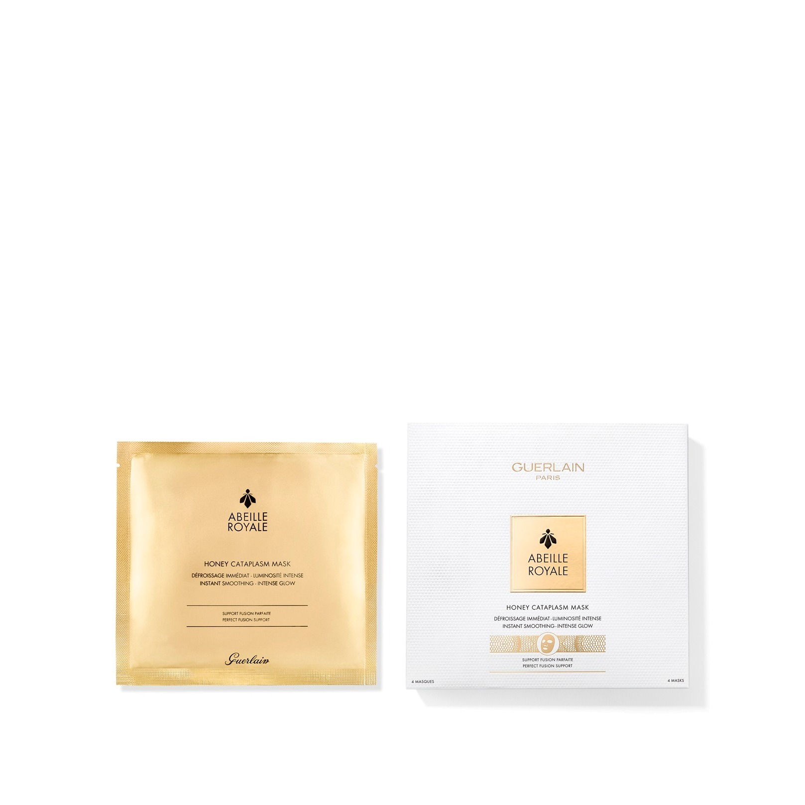  Маска тканевая для лица разглаживающая с увлажняющим эффектом Abeille Royale купить в VISAGEHALL