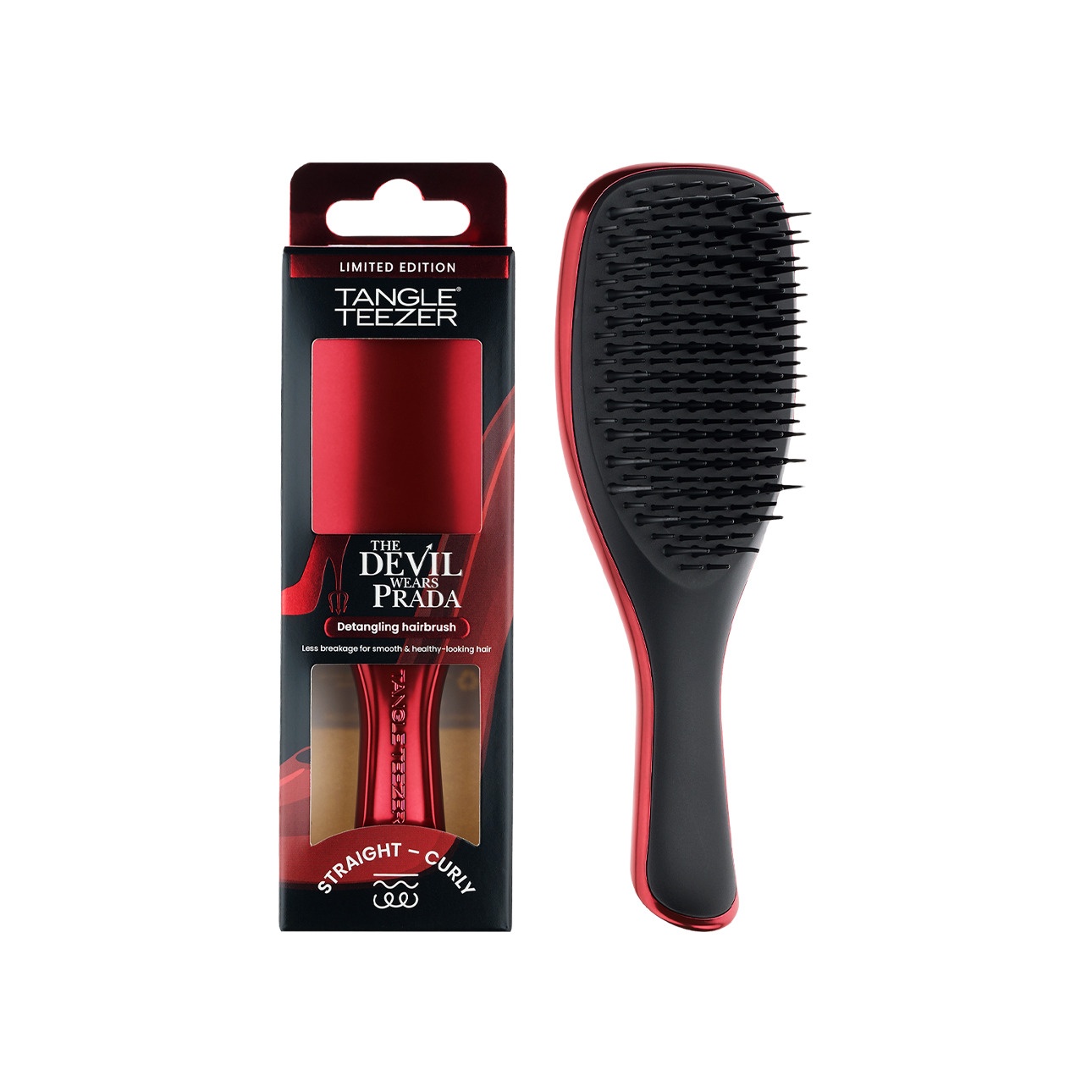 Расческа для волос The Ultimate Detangler Mini Chrome The Devil Wears Prada купить в VISAGEHALL