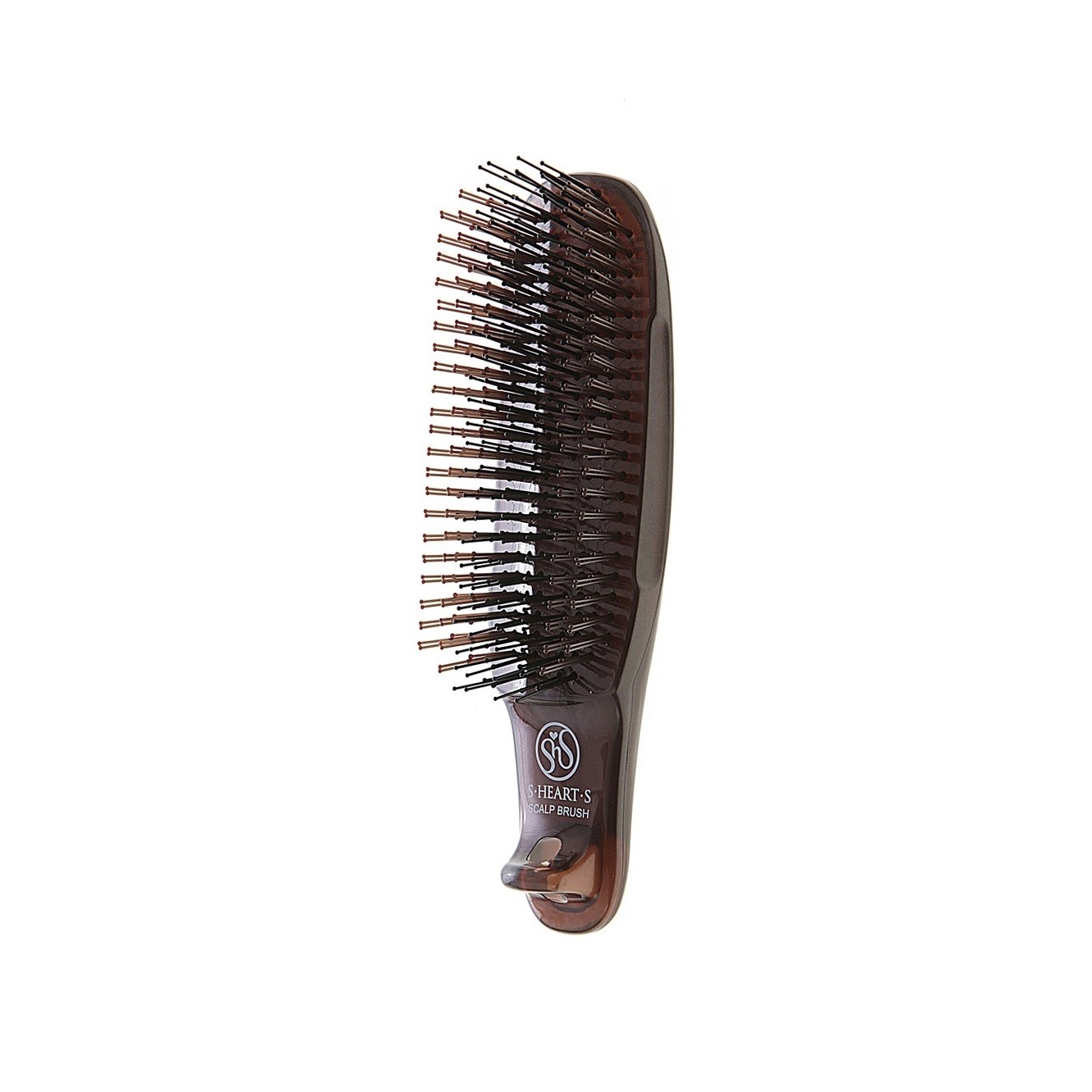Расческа для волос массажная Scalp Brush Коричневая