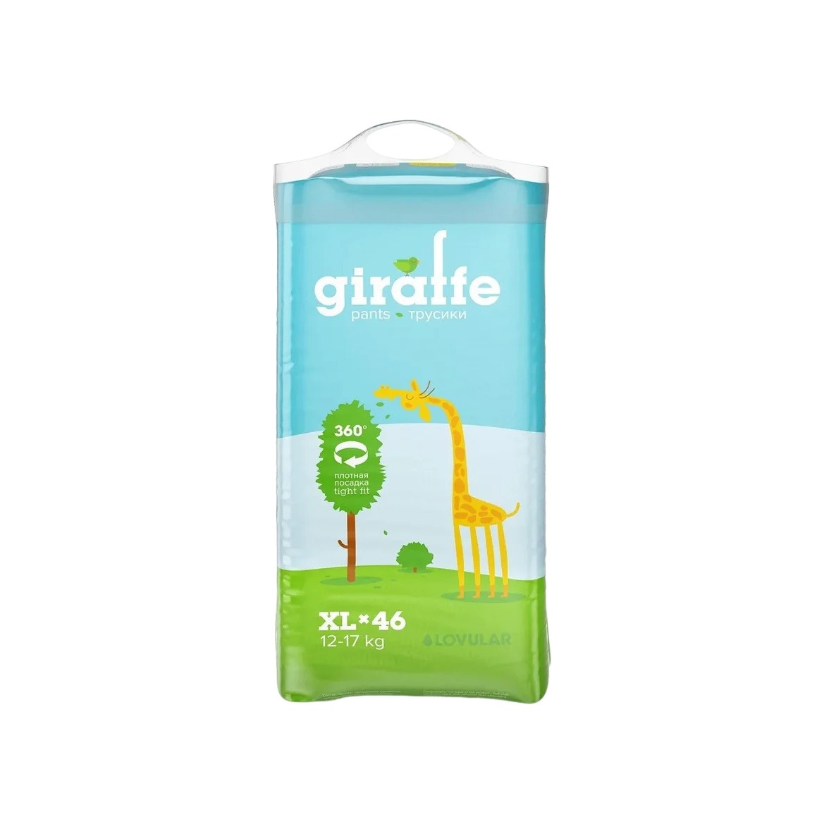 Трусики-подгузники Giraffe XL 12-17кг (46шт) купить в VISAGEHALL