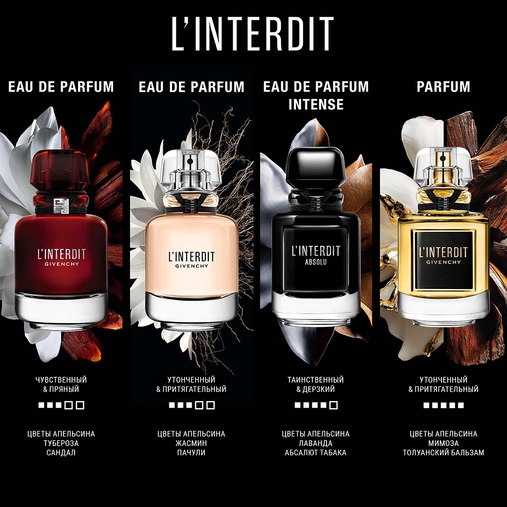 L'interdit Парфюмерная вода купить в VISAGEHALL