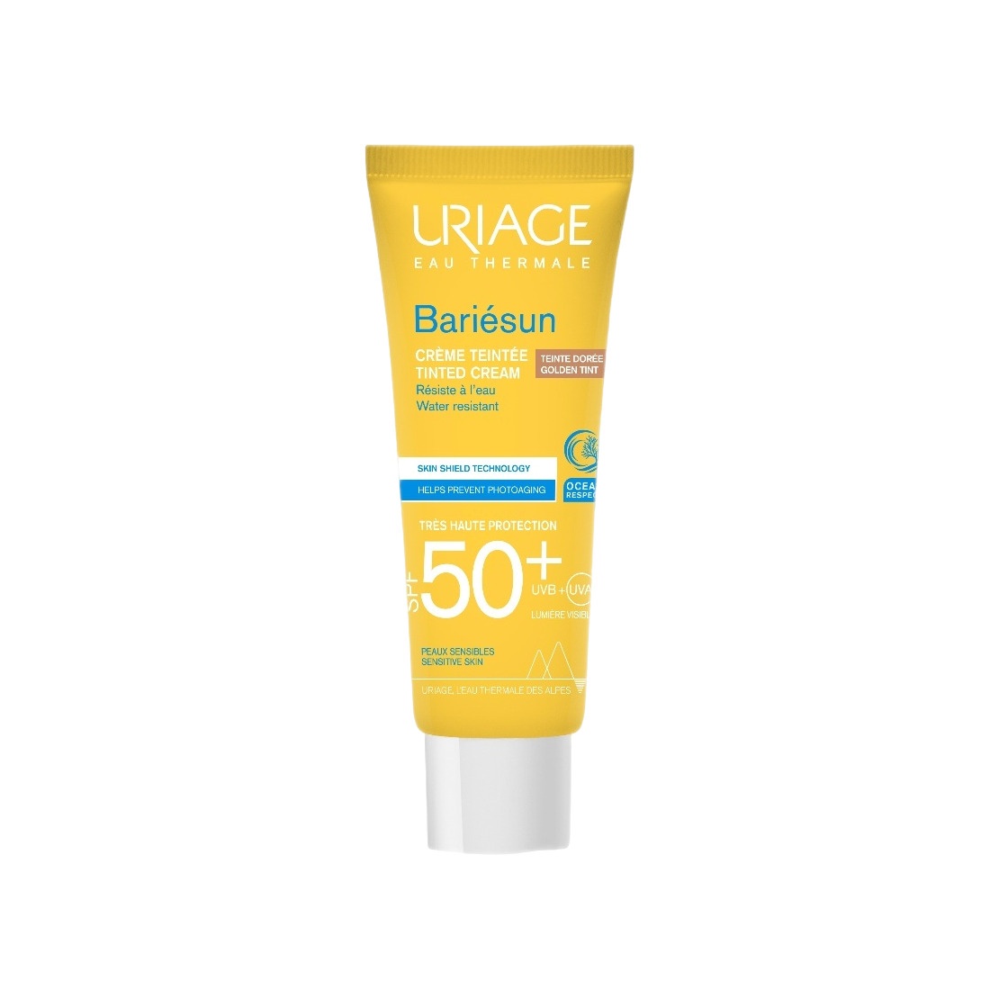 Крем тональный золотистый тюбик Barieusn SPF 50+  купить в VISAGEHALL