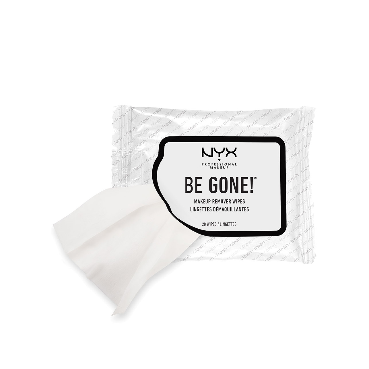 Салфетки для снятия макияжа Be Gone Makeup Remover Wipes  купить в VISAGEHALL