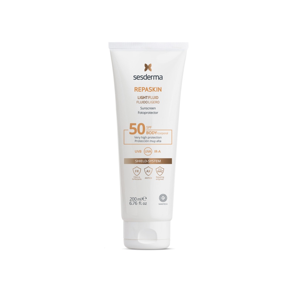 Cолнцезащитный крем-гель для тела Repaskin Light Fluid SPF50