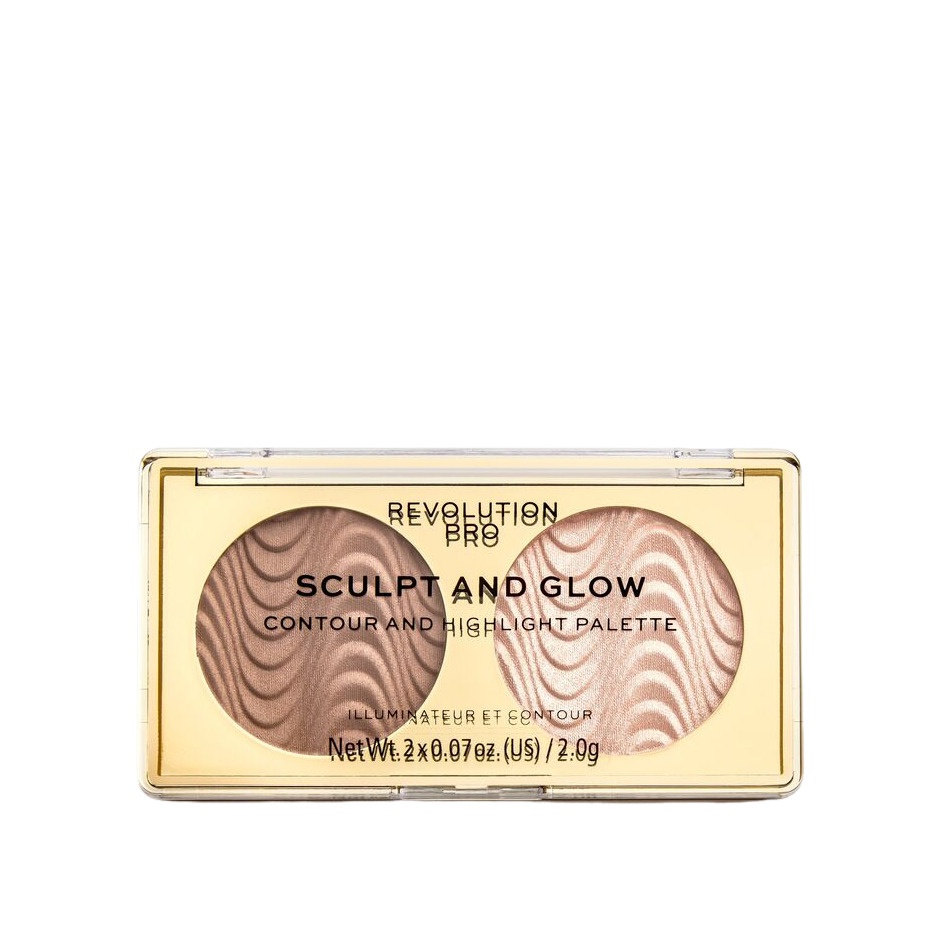 Бронзер и хайлайтер Sculpt & Glow