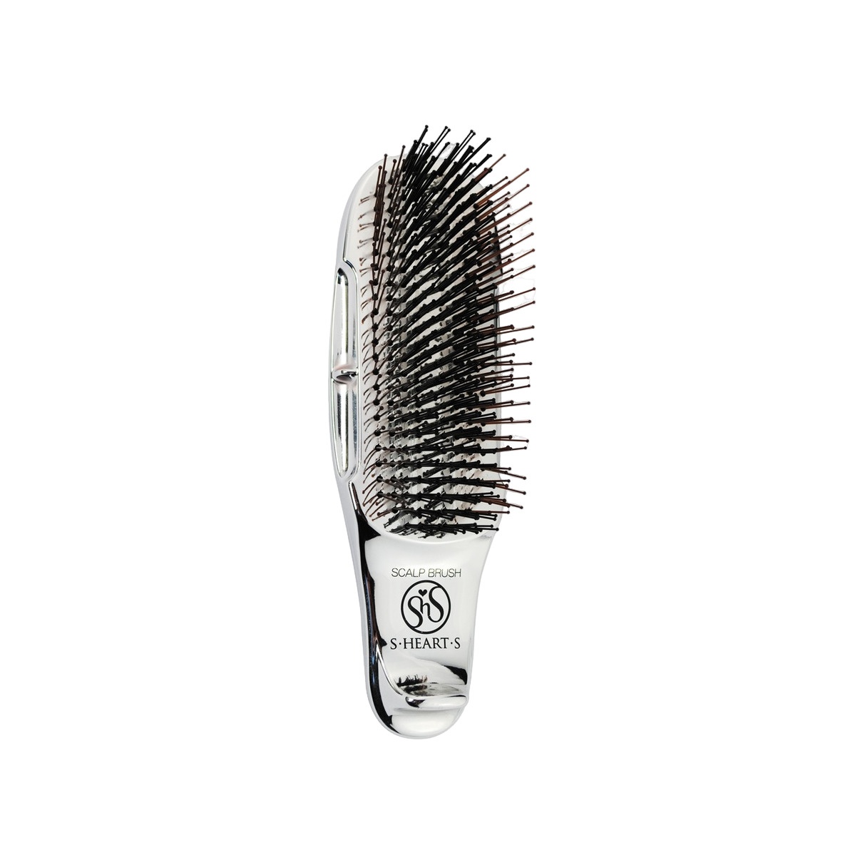 Расческа для волос массажная Scalp Brush + Short Серебро купить в VISAGEHALL