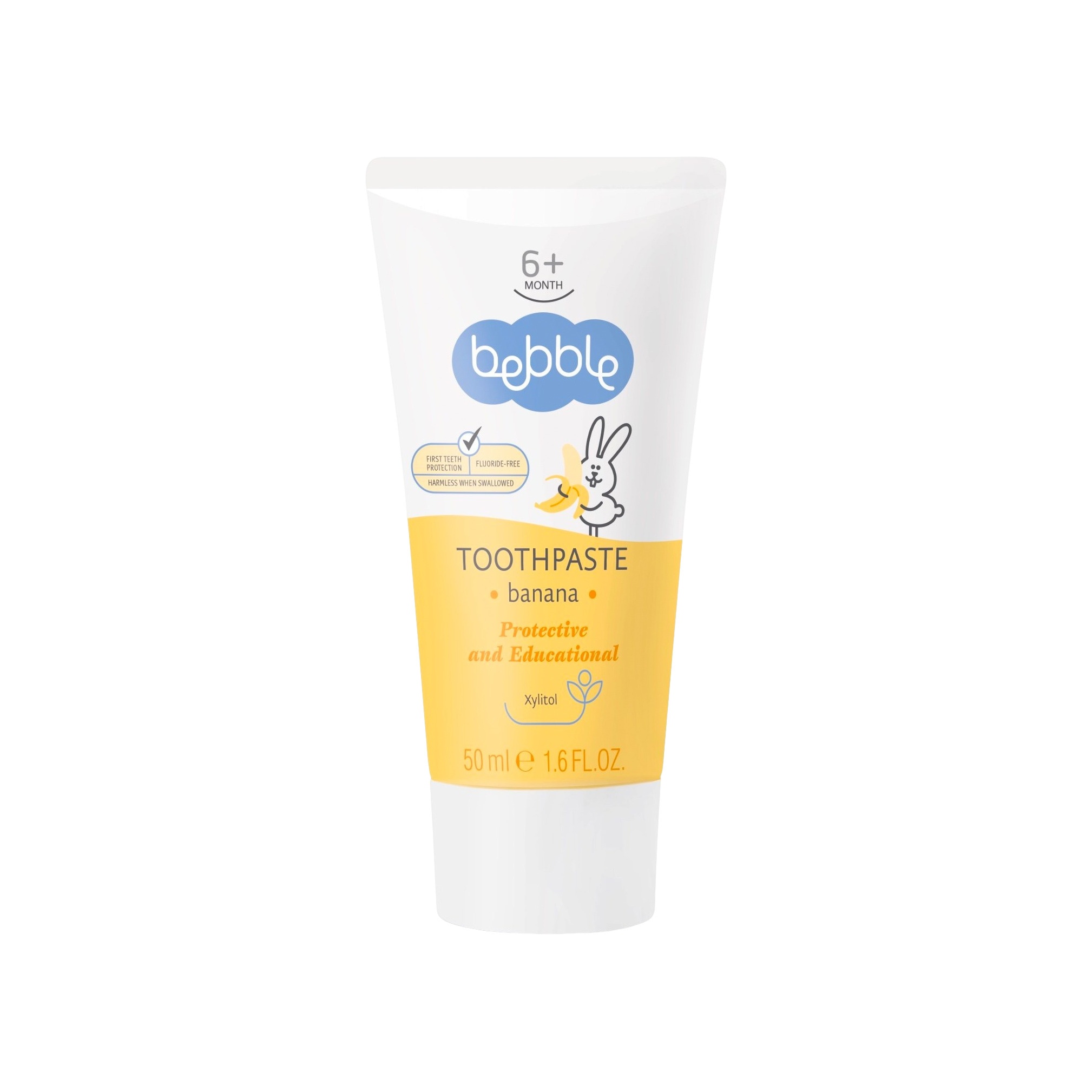 Зубная паста детская с ароматом Банана 6месяцев+  купить в VISAGEHALL