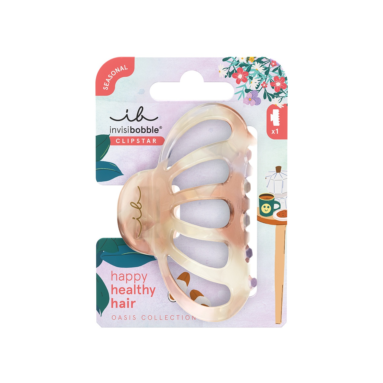 Заколка-крабик Oasis Heaven Blue купить в VISAGEHALL