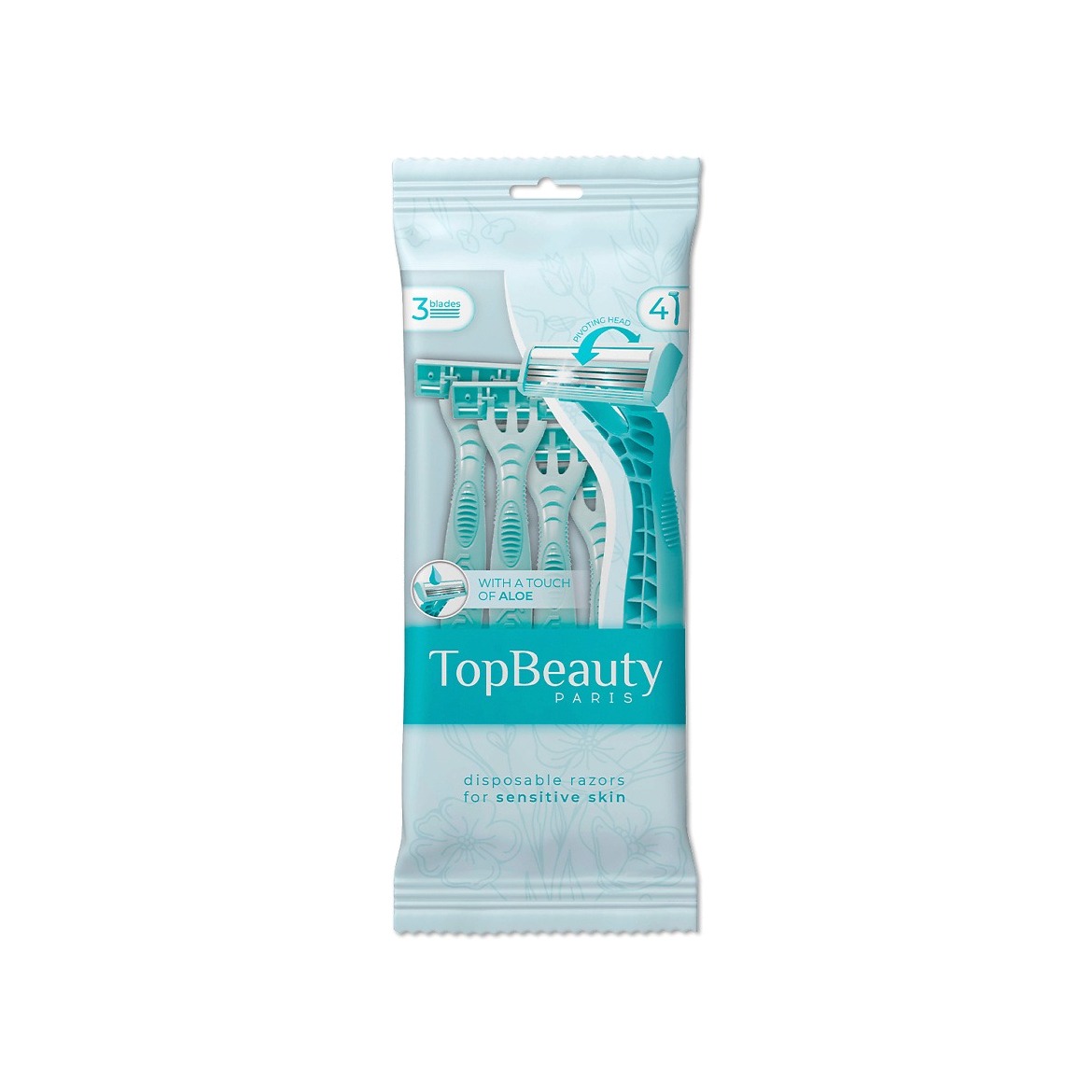 Бритвы женские одноразовые TopBeauty-3 купить в VISAGEHALL
