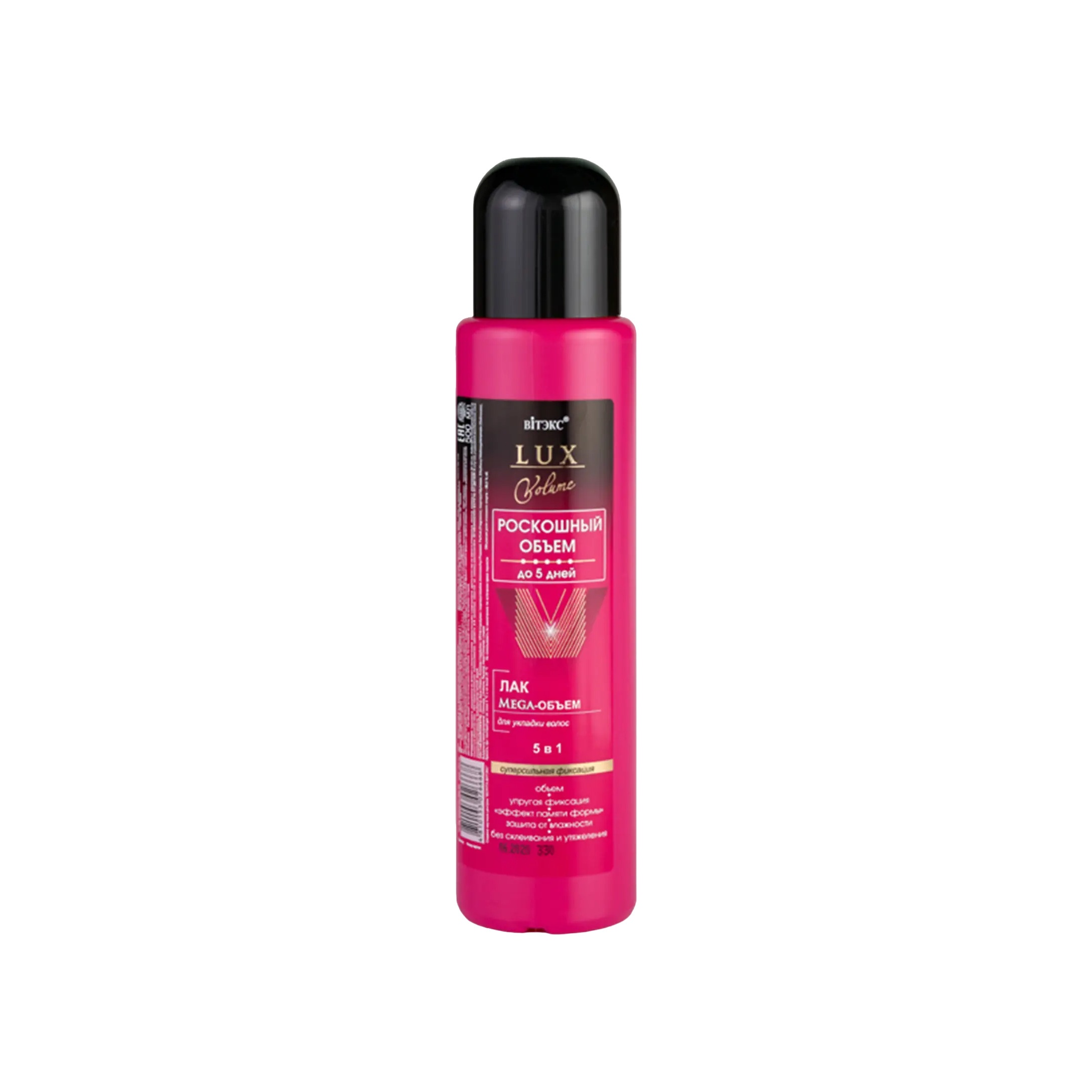 Лак для укладки волос 5в1 Mega-Объем Luxe Volume купить в VISAGEHALL