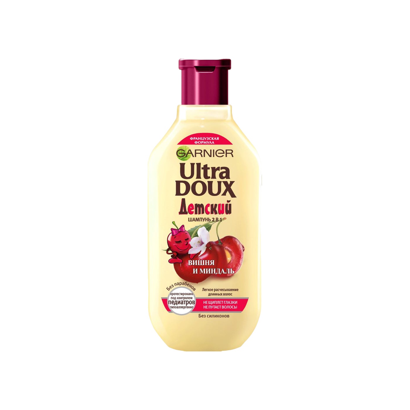 Шампунь детский Вишня и миндаль Ultra Doux купить в VISAGEHALL