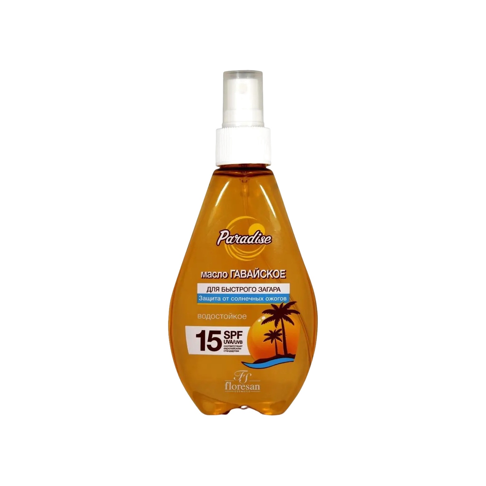 Масло для быстрого загара Гавайское SPF 15 купить в VISAGEHALL