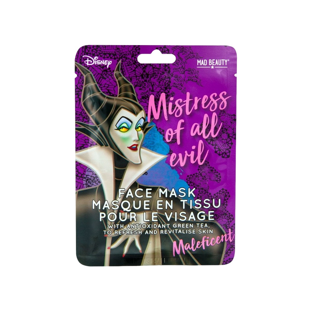 Маска для лица увлажняющая Maleficent Disney Villains