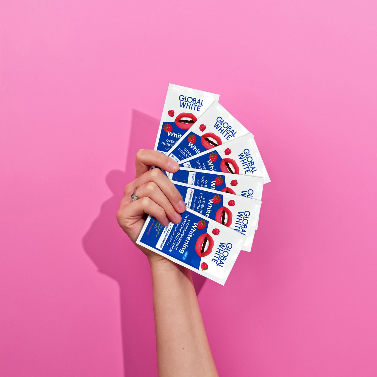 Полоски для зубов отбеливающие Малина купить в VISAGEHALL