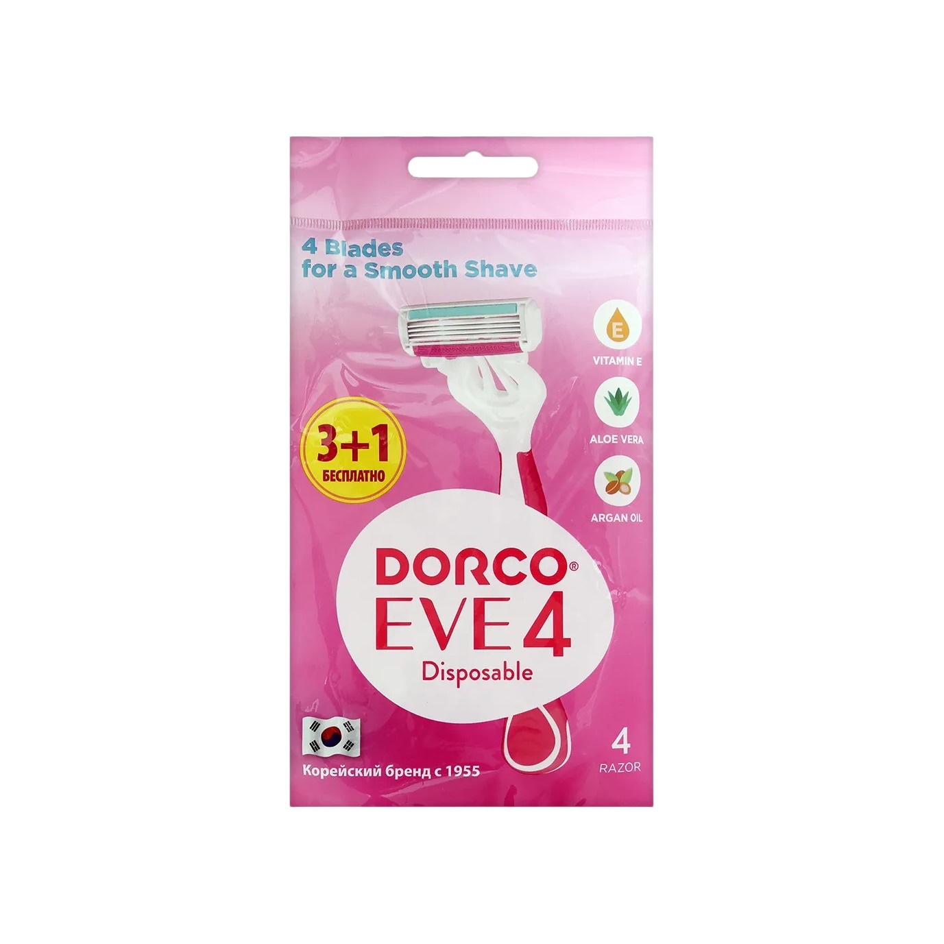 Станок для бритья одноразовый Dorco Eve 4  купить в VISAGEHALL