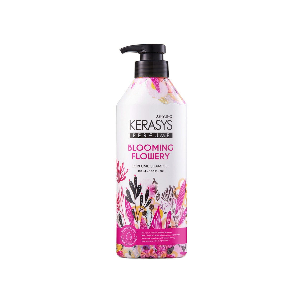 Шампунь для всех типов волос с дозатором Fleur Perfumed Line купить в VISAGEHALL