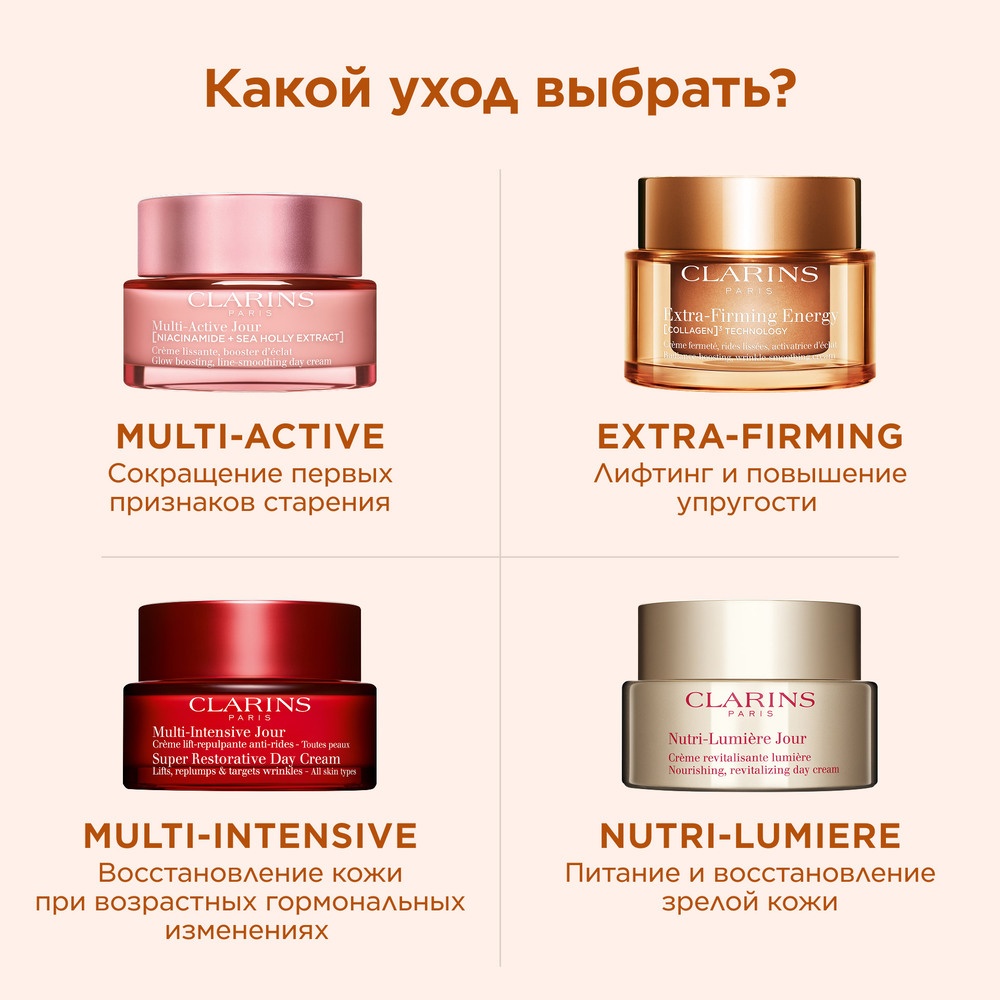Крем дневной регенерирующий для энергии кожи Extra-Firming Energy