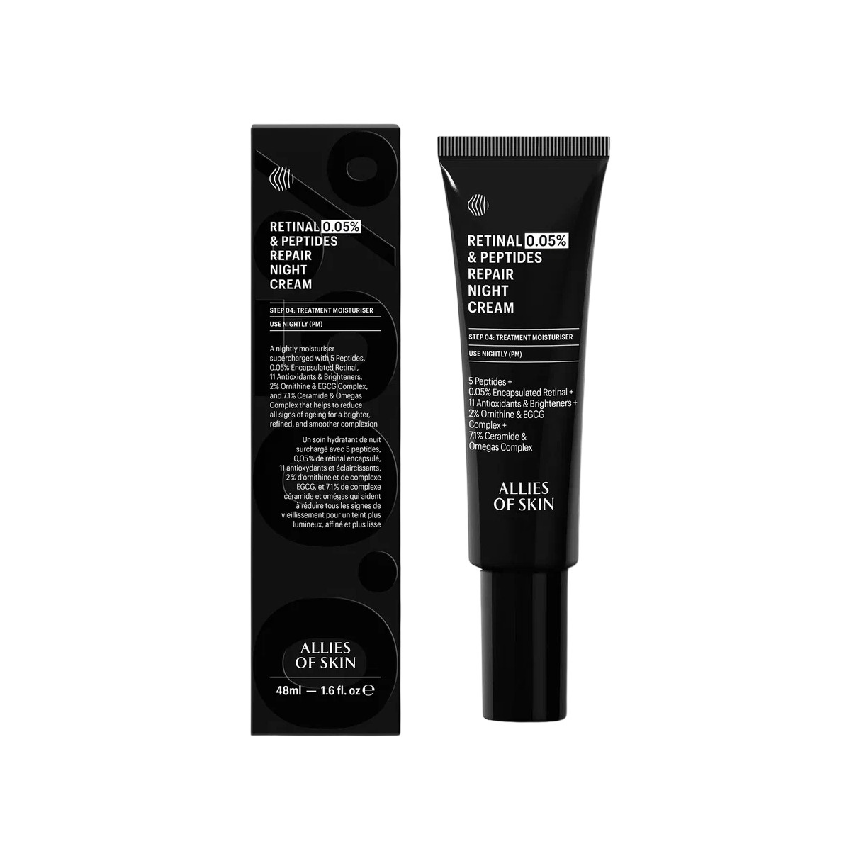 Крем ночной пептидный восстанавливающий с 0,05% ретиналем купить в VISAGEHALL