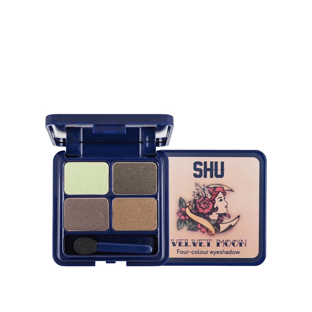 Тени для век четырехцветные Velvet Moon купить в VISAGEHALL