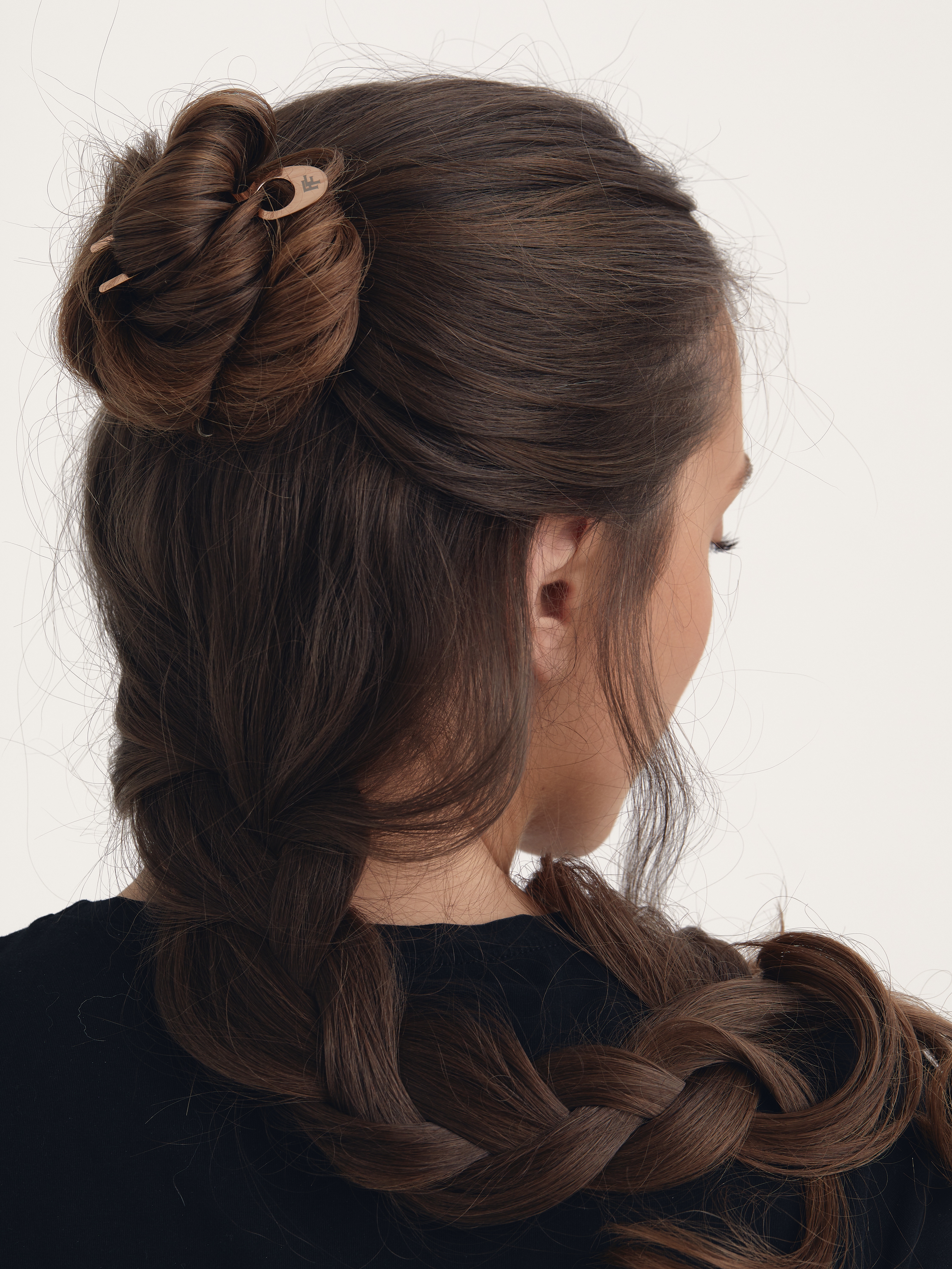 Заколка металлическая Розовое золото Rose Gold Hairpin №1 купить в VISAGEHALL