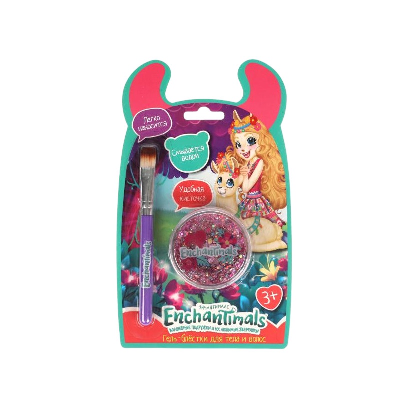 Набор для девочек Enchantimals: Глитер + Кисточка