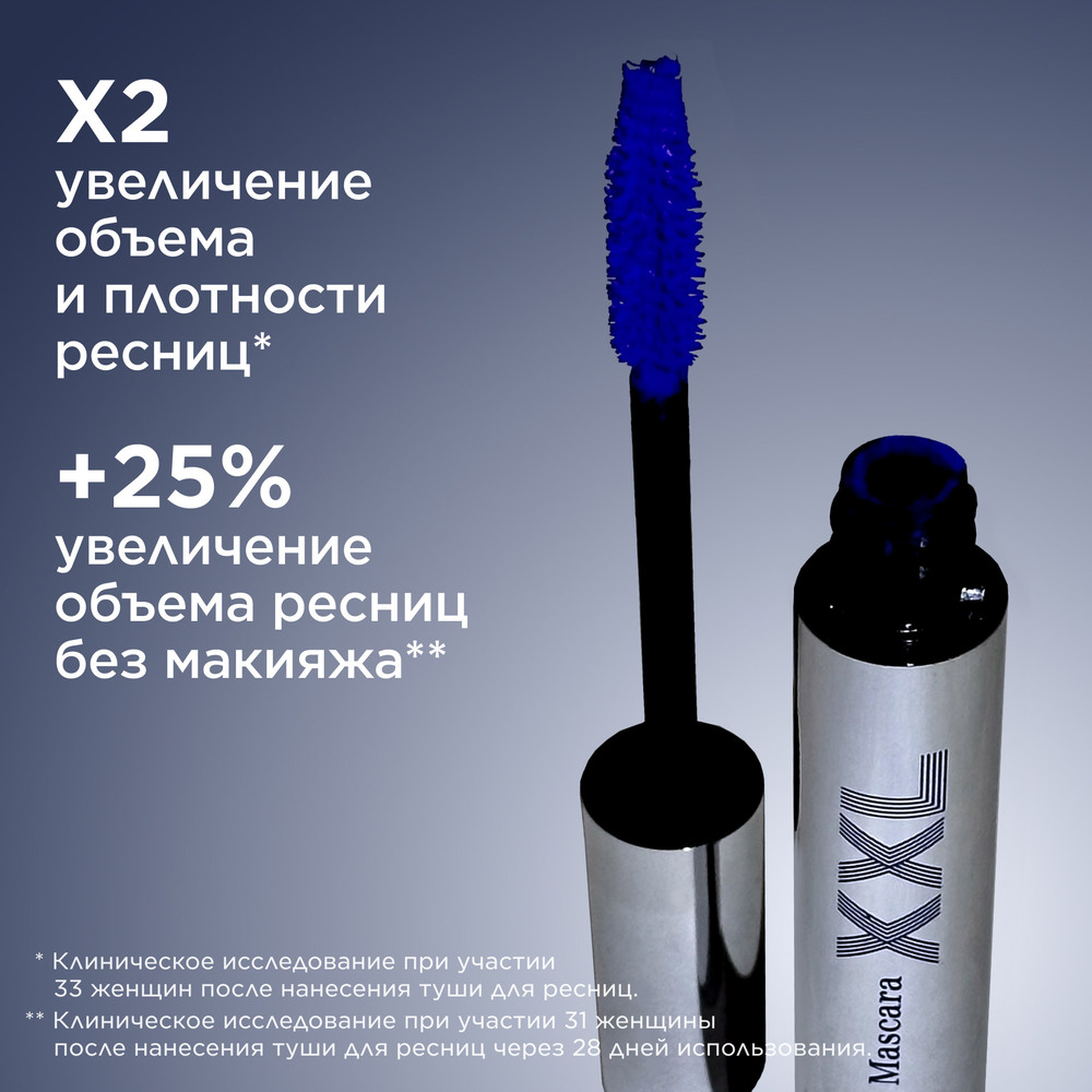 Тушь для максимального объема ресниц Wonder Volume Mascara XXL (one shot)