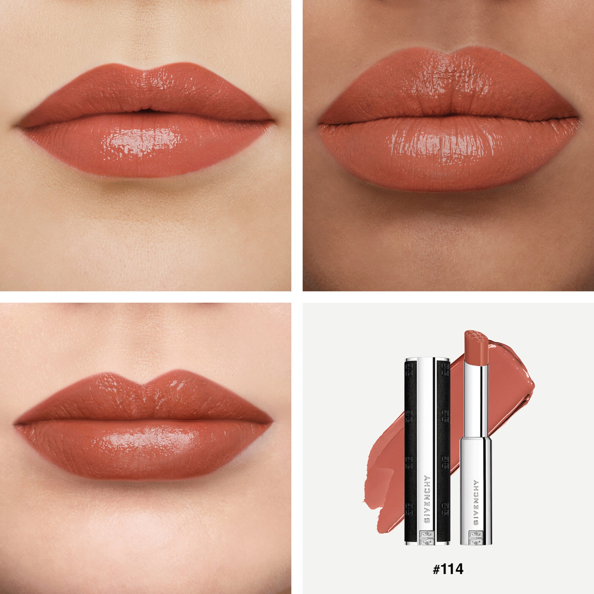 Помада для губ увлажняющая сияющая Le Rouge Interdit Satin