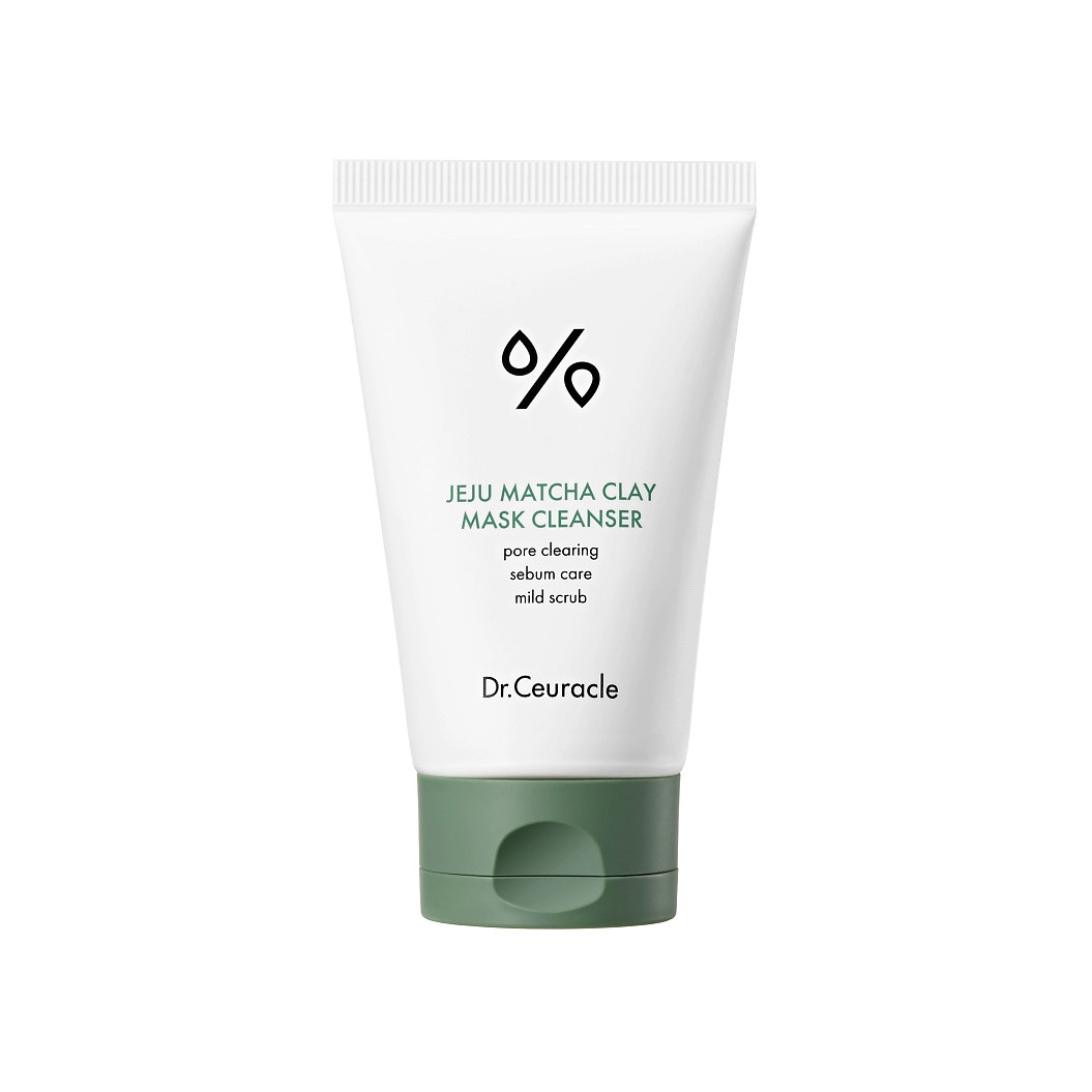 Маска для умывания очищающая с матчей и глиной Jeju Matcha Clay Mask Cleanser